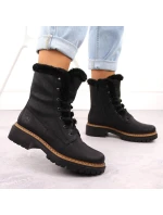 Rieker W 72625-00 RKR714 boty s kožešinou Rieker W 72625-00 RKR714 boty s kožešinou