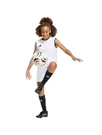 Adidas Entrada 26 dětské tričko bez rukávů bílé KB3935