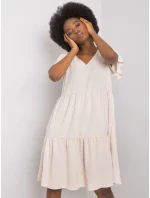 Šaty WN SK 842.01P světle béžová Šaty WN SK 842.01P světle béžová