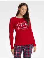 Dámské pyžamo Glance 40938-33X Červená - Henderson Ladies Dámské pyžamo Glance 40938-33X Červená - Henderson Ladies