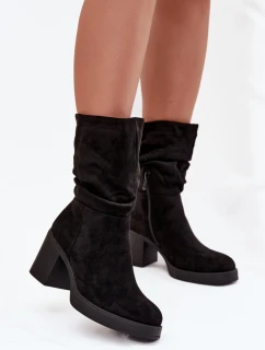 Boty na podpatku  model 220695 Step in style