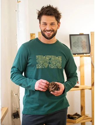 Pyžamo Key MNS 609 B26 dlouhé rukávy, velikosti M–2XL Pyžamo Key MNS 609 B26 dlouhé rukávy, velikosti M–2XL