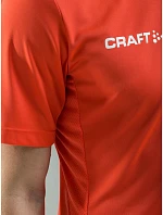 Craft Teamwear Squad Go Jersey Solid M Pánské sportovní tričko s výstřihem do V 82.5560 team green