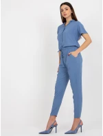 Kalhoty D73760M61869H modré