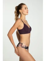 Jednoduchá košilová podprsenka Dark Plum - Julimex Jednoduchá košilová podprsenka Dark Plum - Julimex