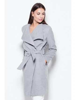 Dámský kabát VT041 šedý - Venaton