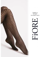 Dámské punčochové kalhoty G 6126 Darla 20 den Černá vzor - Fiore