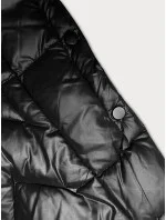 Černá dlouhá dámská prošívaná bunda Glakate (LU-2203) Černá dlouhá dámská prošívaná bunda Glakate (LU-2203)