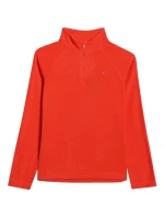 Chlapecká fleecová mikina 4F M058 červená 4FJWAW25UFLEM058 62S