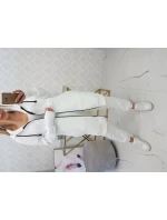 Hřejivá souprava s dlouhou mikinou ecru Hřejivá souprava s dlouhou mikinou ecru