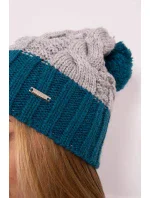 Fleecová čepice Paris K212 grey+marine