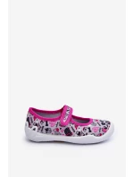 Dětské baleríny Befado 114X521 šedá-růžová Dětské baleríny Befado 114X521 šedá-růžová