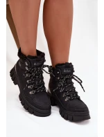 Zateplené dámské vysoké boty Lee Cooper LCJ-25-31-3911 Černé