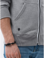 Pánská mikina Ombre Sweatshirt B977-1 Grey Melange