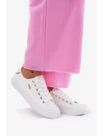 Dámské plátěné tenisky Big Star – bílé