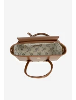 Dámská malá kabelka kufřík Nobo – světle hnědá