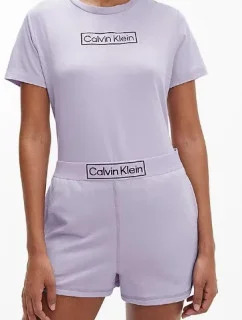 Dámský kraťasový set - QS6804E 10B- fialová - Calvin Klein