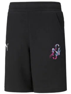 Dětské šortky Neymar Jr Creativity Jr 605561-01 černá vzor - Puma
