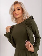 Dámské šaty EM SK HW 20 395.34P khaki - Lily Rose Dámské šaty EM SK HW 20 395.34P khaki - Lily Rose