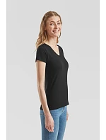 Fruit of the Loom Lady-Fit Valueweight V-Neck T Dámské tričko s výstřihem do V 16.1398 heather grey Fruit of the Loom Lady-Fit Valueweight V-Neck T Dámské tričko s výstřihem do V 16.1398 heather grey
