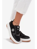 Dámské Tenisky Na Platformě Big Star RR274573 HI-POLY SYSTEM Černé