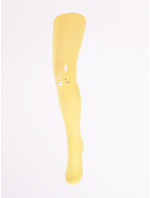 Yoclub Girl Neprůhledné punčocháče z mikrovlákna 40 Den RA-92/GIR/01/ZO Yellow