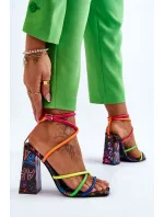 Sandály na podpatku  model 193942 Step in style