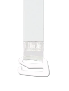 Silikonová ramínka Julimex RT-104 16mm bílý kov