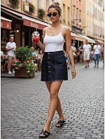 Dámská modrá sukně-šortky FashionStreet SY0528