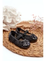 Dětské baletky S Mašlí Černé Jellema