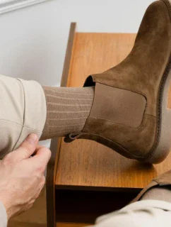 PÁNSKÉ PONOŽKY S VELBLOUDÍ VLNOU 053