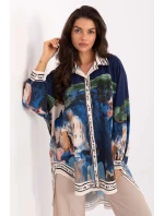 Košile s dlouhým rukávem model 218393 Rue Paris Košile s dlouhým rukávem model 218393 Rue Paris