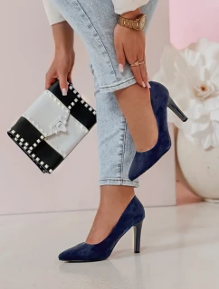 Dámské podpatky LUWINA modré FashionStreet ZY0728