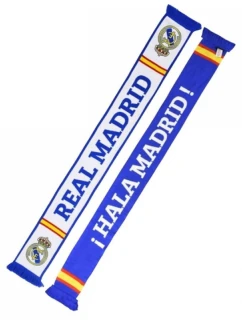 Šála fanouška Realu Madrid Oboustranná dvojitá pletená šála 1ST RM4BUFD1