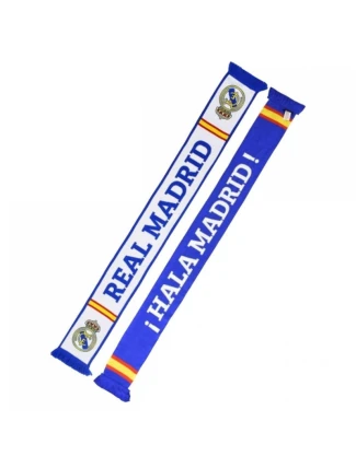 Šála fanouška Realu Madrid Oboustranná dvojitá pletená šála 1ST RM4BUFD1
