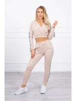 Sada s ozdobnými stuhami béžová Sada s ozdobnými stuhami béžová