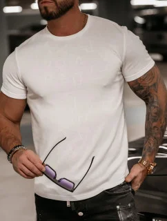 Pánské tričko 277061 ecru - Ola Voga