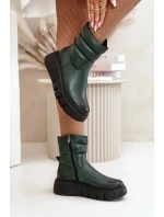 Boty na klínovém podpatku model 199279 Step in style Boty na klínovém podpatku model 199279 Step in style