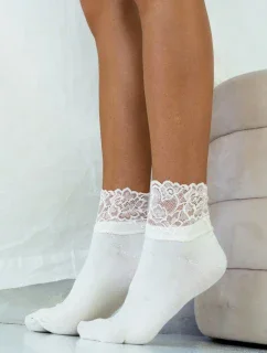 Dámské ponožky Milena 1061 Krajka