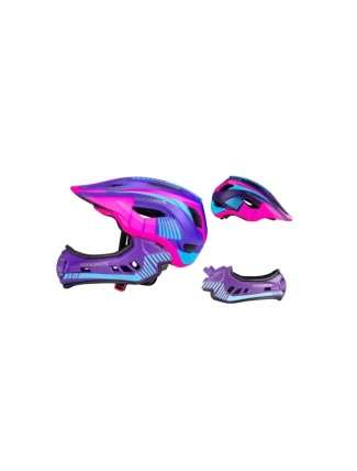 Dětská cyklistická přilba Rockbros 53-58cm fialová