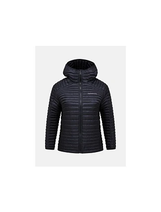 Dámská bunda PEAK PERFORMANCE W Monolight Synthetic Hood Jacket, černá Dámská bunda PEAK PERFORMANCE W Monolight Synthetic Hood Jacket, černá
