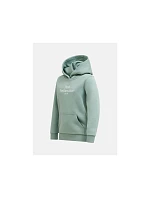 Dětská mikina PEAK PERFORMANCE Jr Original Small Logo Hood, zelená barva Dětská mikina PEAK PERFORMANCE Jr Original Small Logo Hood, zelená barva