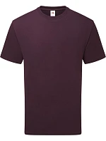 Fruit of the Loom Pure Cotton T Tričko z těžké bio bavlny 16.1362 dark plum Fruit of the Loom Pure Cotton T Tričko z těžké bio bavlny 16.1362 dark plum