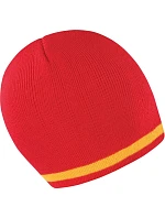Result Headwear R 368X Pletená čepice s kontrastními pruhy 28.368X red/yellow Result Headwear R 368X Pletená čepice s kontrastními pruhy 28.368X red/yellow