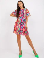 Šaty DHJ SK 9651.51 tmavě růžová Šaty DHJ SK 9651.51 tmavě růžová