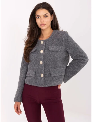 IT KR bunda FL9586.64 tmavě šedá