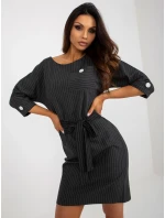 Dámské šaty LK SK 507724 tmavě šedé