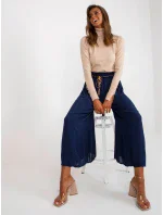 Dámské kalhoty TW SP BI 81733.14 tmavě modré Dámské kalhoty TW SP BI 81733.14 tmavě modré