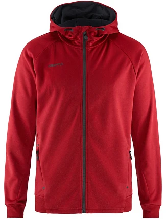 Craft Corporate ADV Unify Hoodie Jacket M Pánská bunda s kapucí 81.9132 bright red