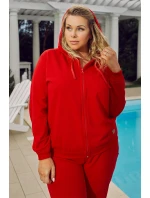 Italská móda Todra long barva:červená Italská móda Todra long barva:červená